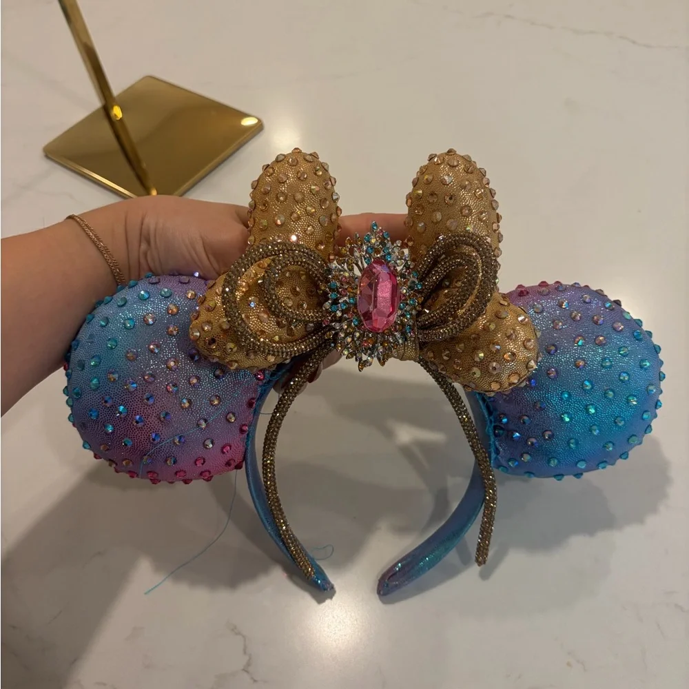 Sparkling Multicolor Mouse Ears Headband - Picture 3 of 6